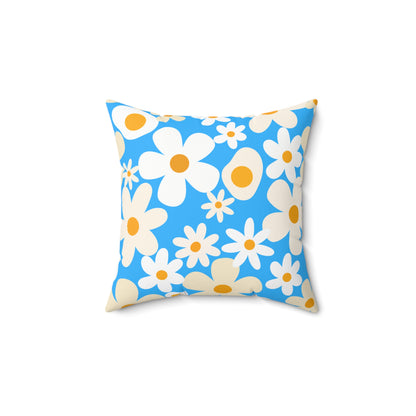 Yolk and Petal Spun Polyester Square Pillow