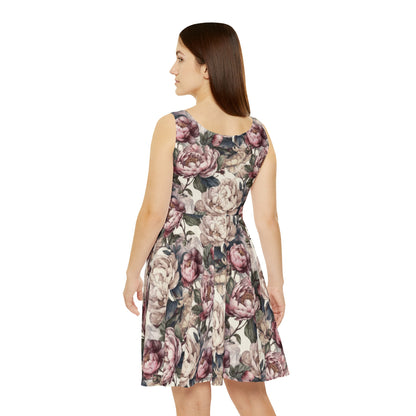 A peony for your thoughts Women's Skater Dress