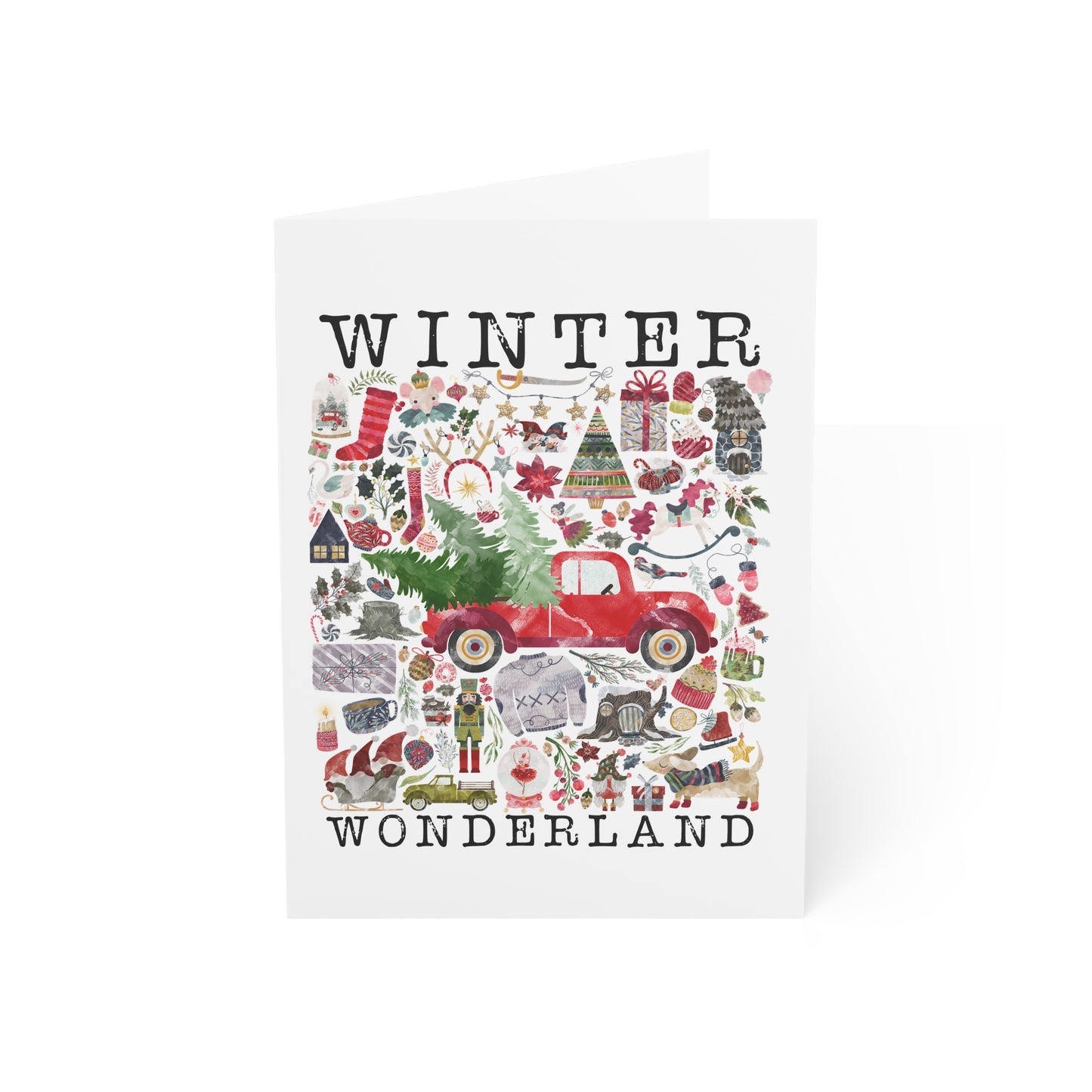 Wintr wonderland Greeting Cards (1, 10, 30, and 50pcs)