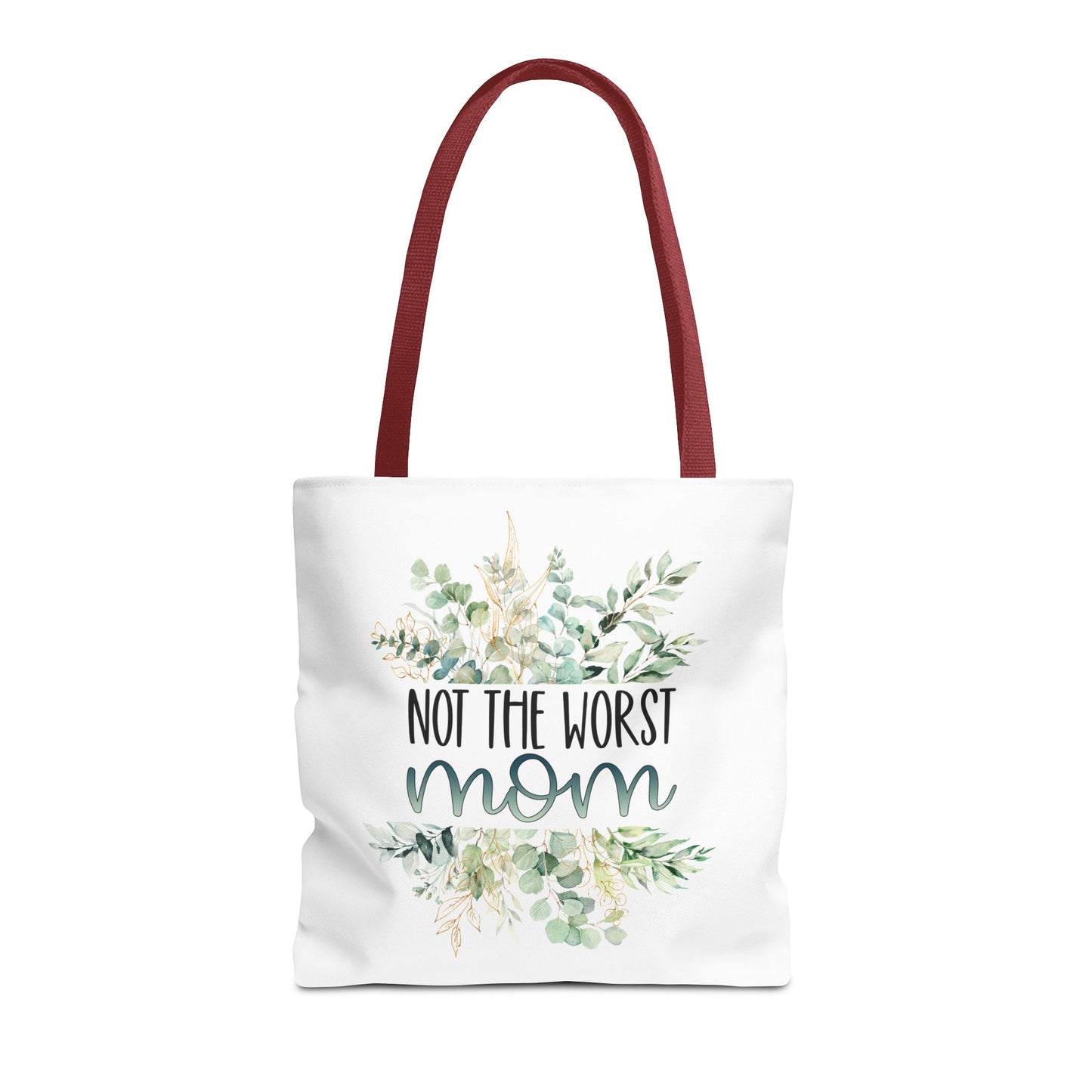 Not the Worst Mom Tote Bag Eco-Friendly Tote Bag | Stylish & Durable | Custom Designs | Perfect for Shopping or Travel