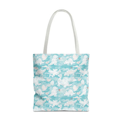 Lettie's dinos Tote Bag Eco-Friendly Tote Bag | Stylish & Durable | Custom Designs | Perfect for Shopping or Travel