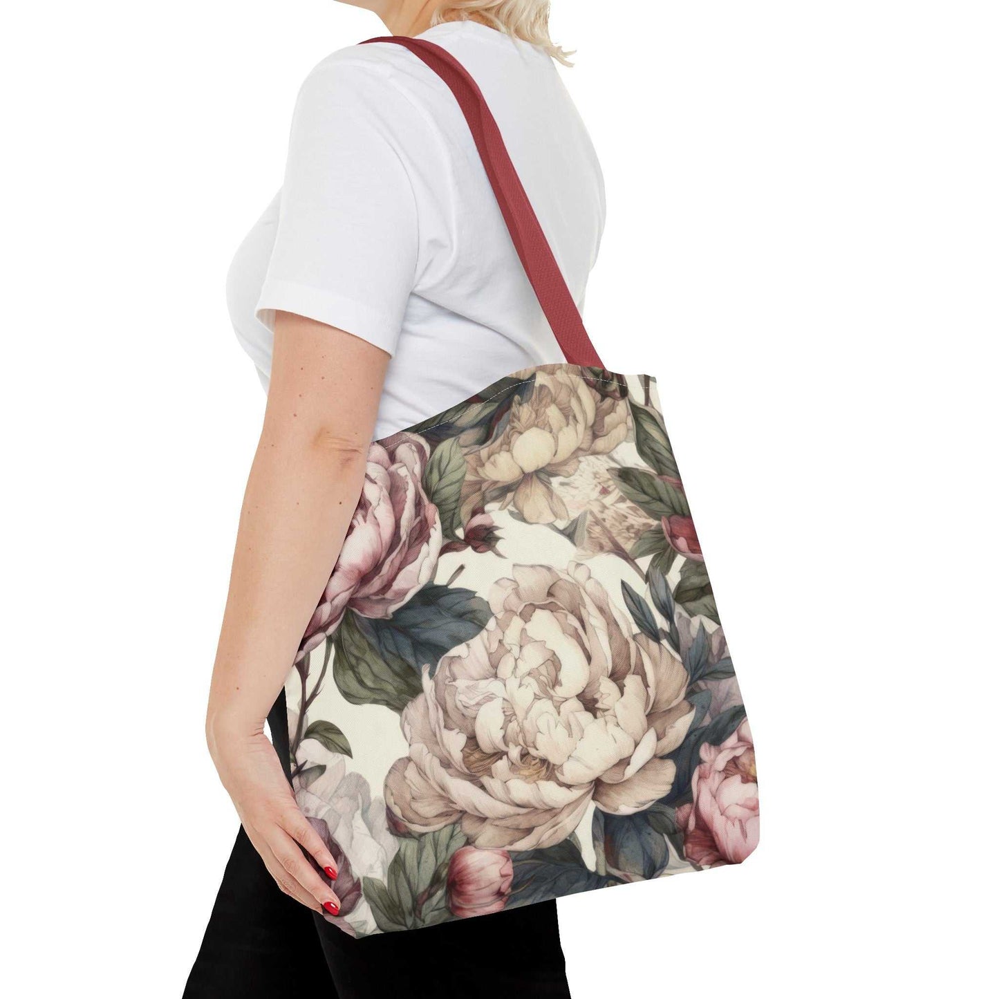 A peony for your thoughts Tote Bag All Bags 14 WrenIvyCo