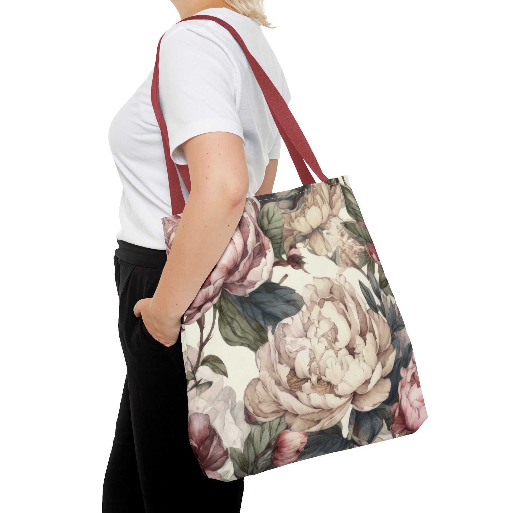 A peony for your thoughts Tote Bag All Bags 14 WrenIvyCo