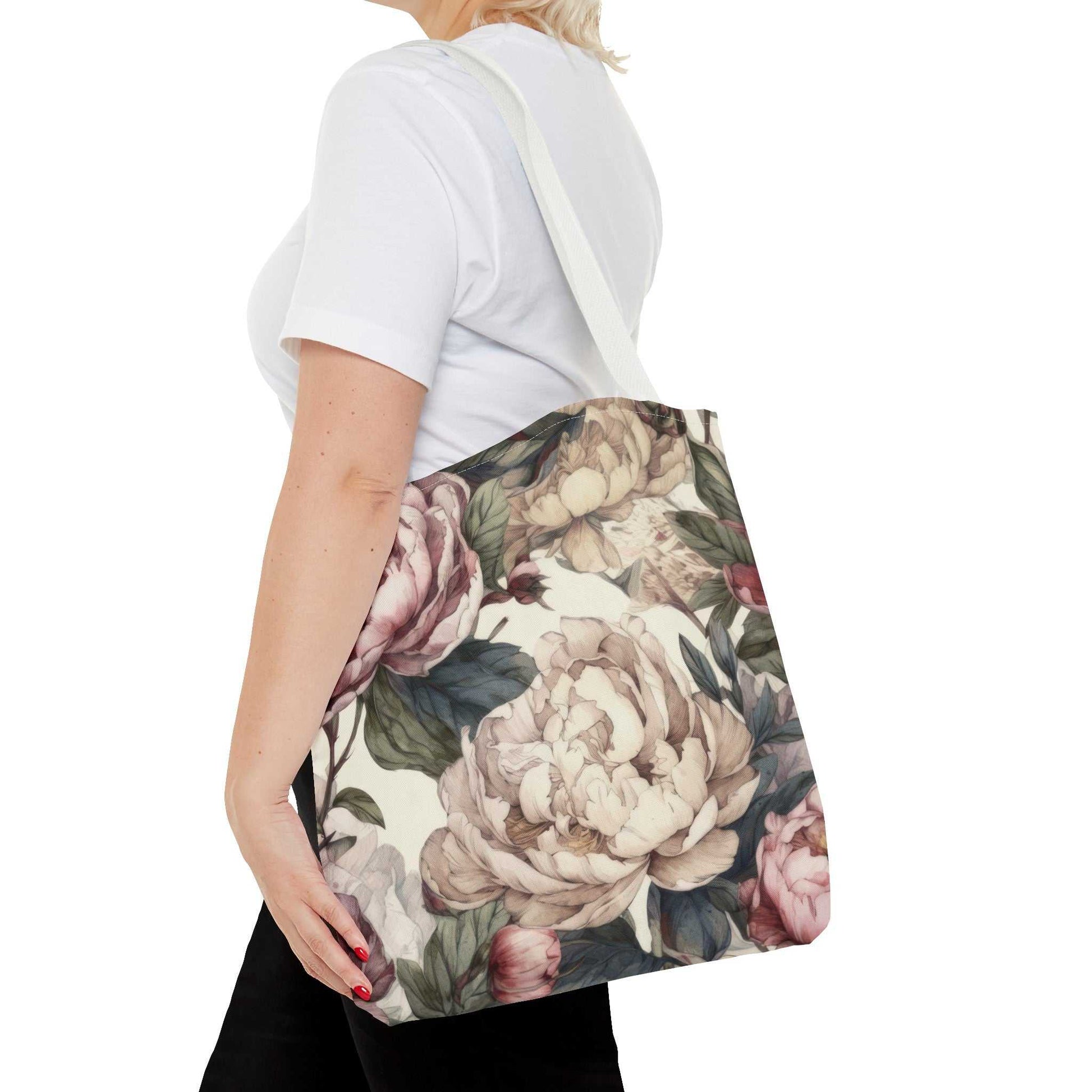 A peony for your thoughts Tote Bag All Bags 14 WrenIvyCo