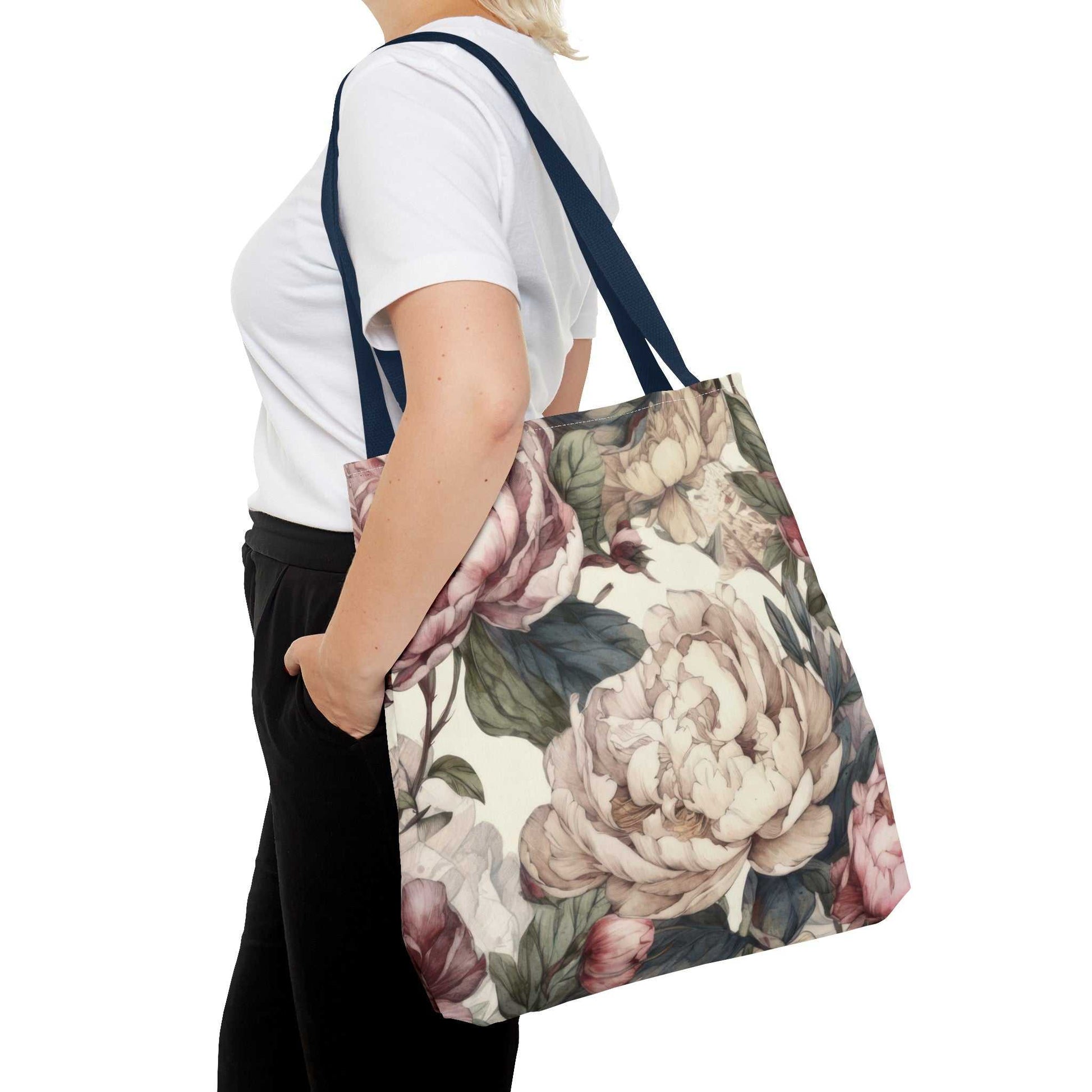 A peony for your thoughts Tote Bag All Bags 14 WrenIvyCo