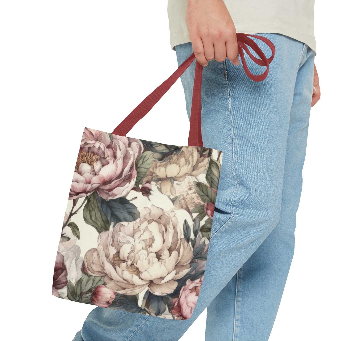 A peony for your thoughts Tote Bag All Bags 14 WrenIvyCo