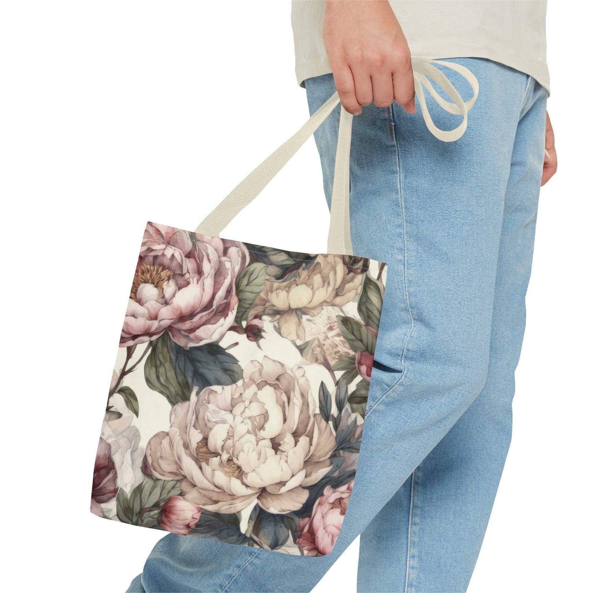 A peony for your thoughts Tote Bag All Bags 14 WrenIvyCo