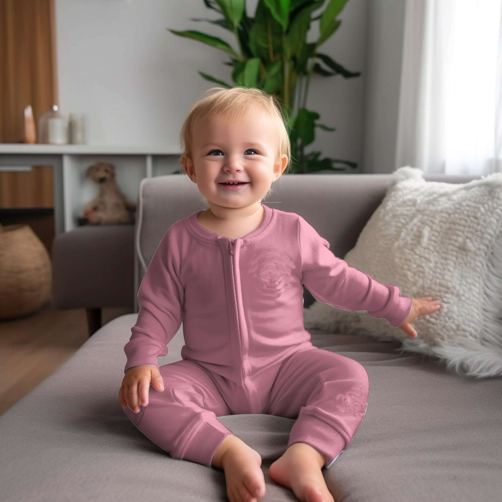 Basic Zippie Pajamas - On Wednesdays We Wear Pink BOGO Bamboo Zippies 24 WrenIvyCo