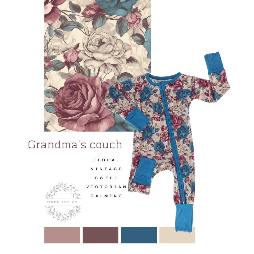 Grandma's Couch Bamboo Baby Pajamas BOGO Pajama 24 WrenIvyCo