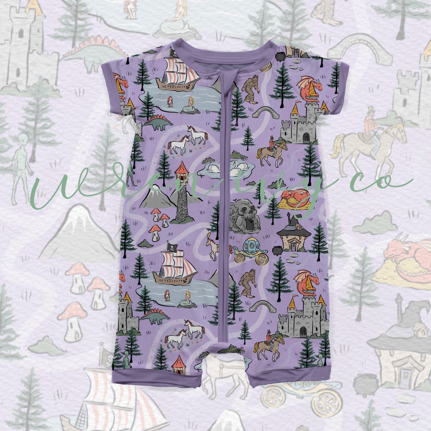 The Land of Make Believe Bamboo Shortie Romper