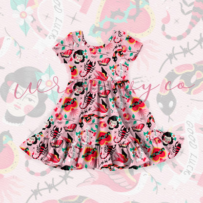 Pretty in INK Bamboo Twirl Dress