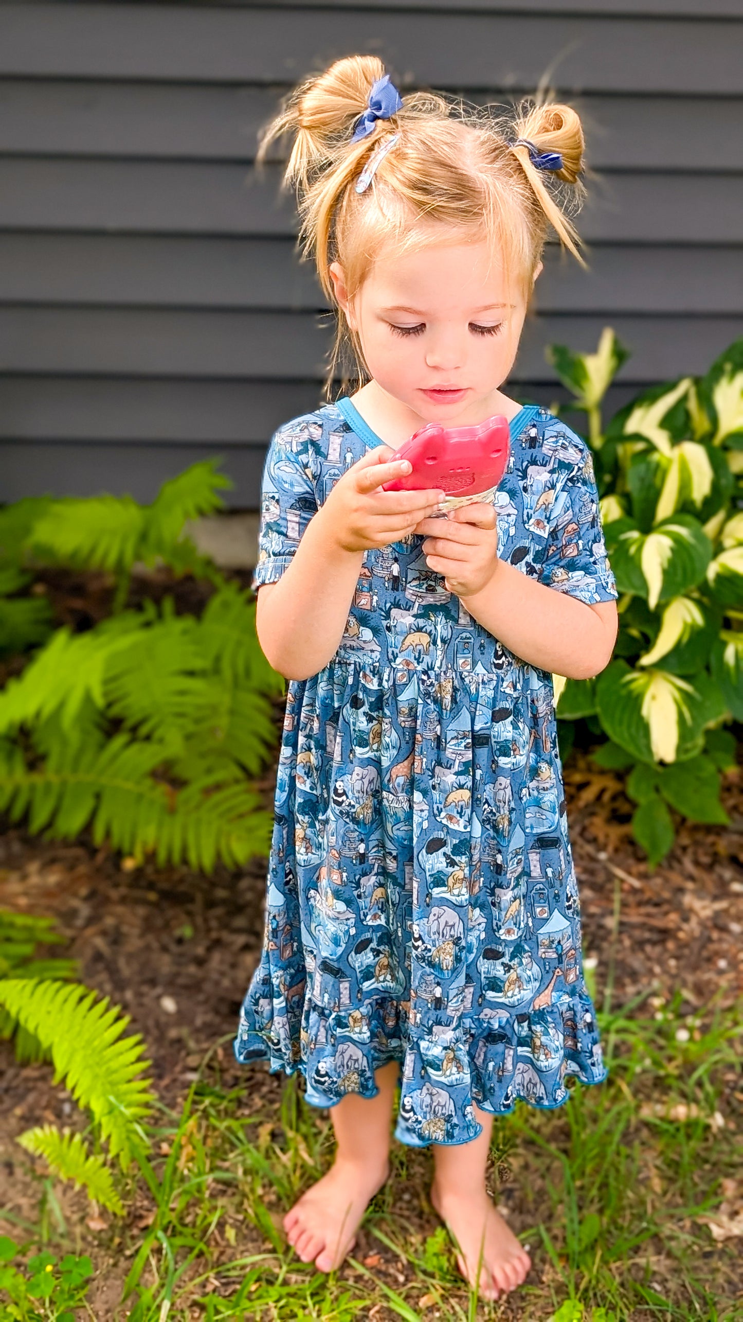 Going to the Zoo Bamboo Twirl Dress