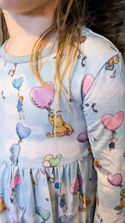 On Cloud Nine Bamboo 2 Piece Pajamas Classic Winnie the Pooh RTS