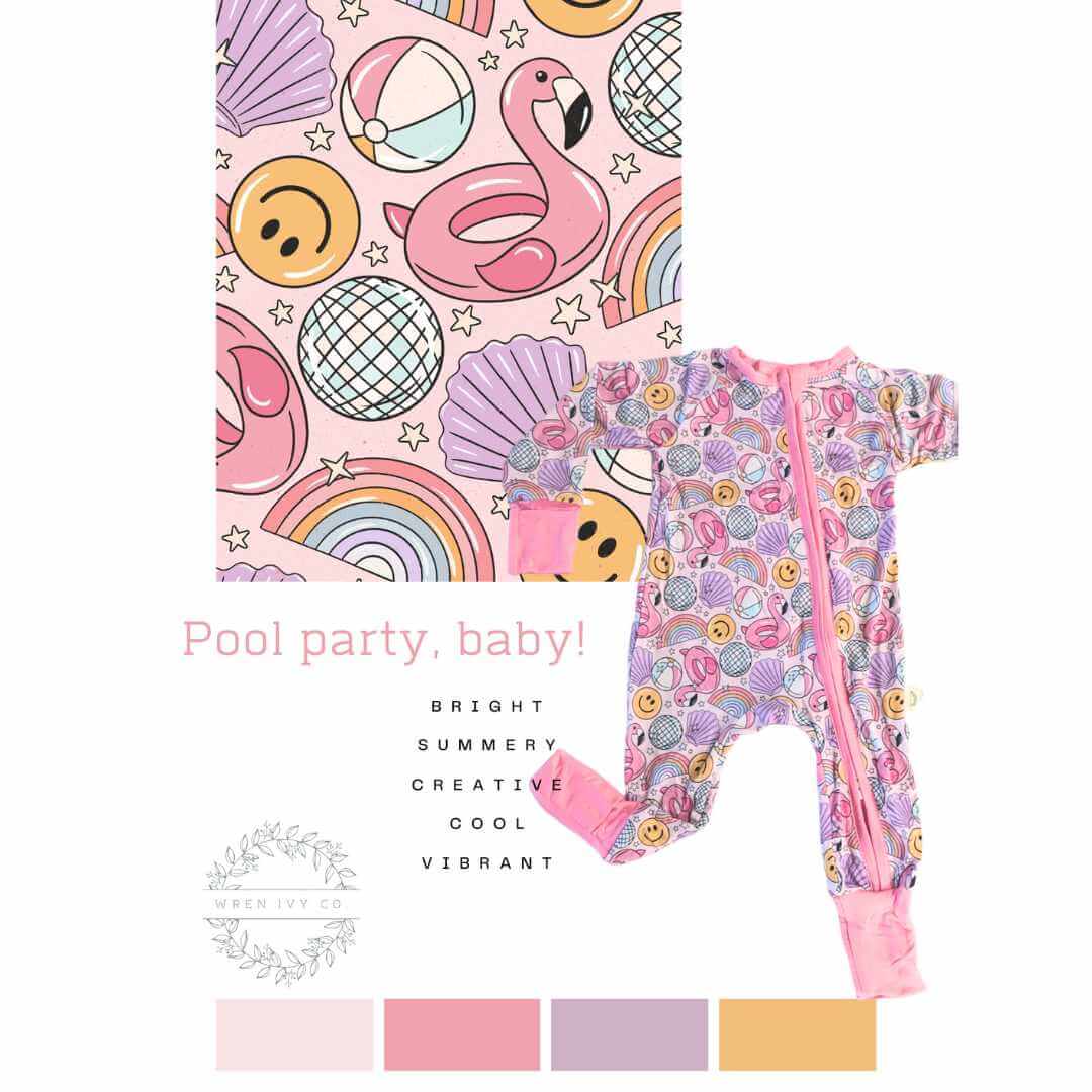 Pool Party Baby All Pajama 36 WrenIvyCo