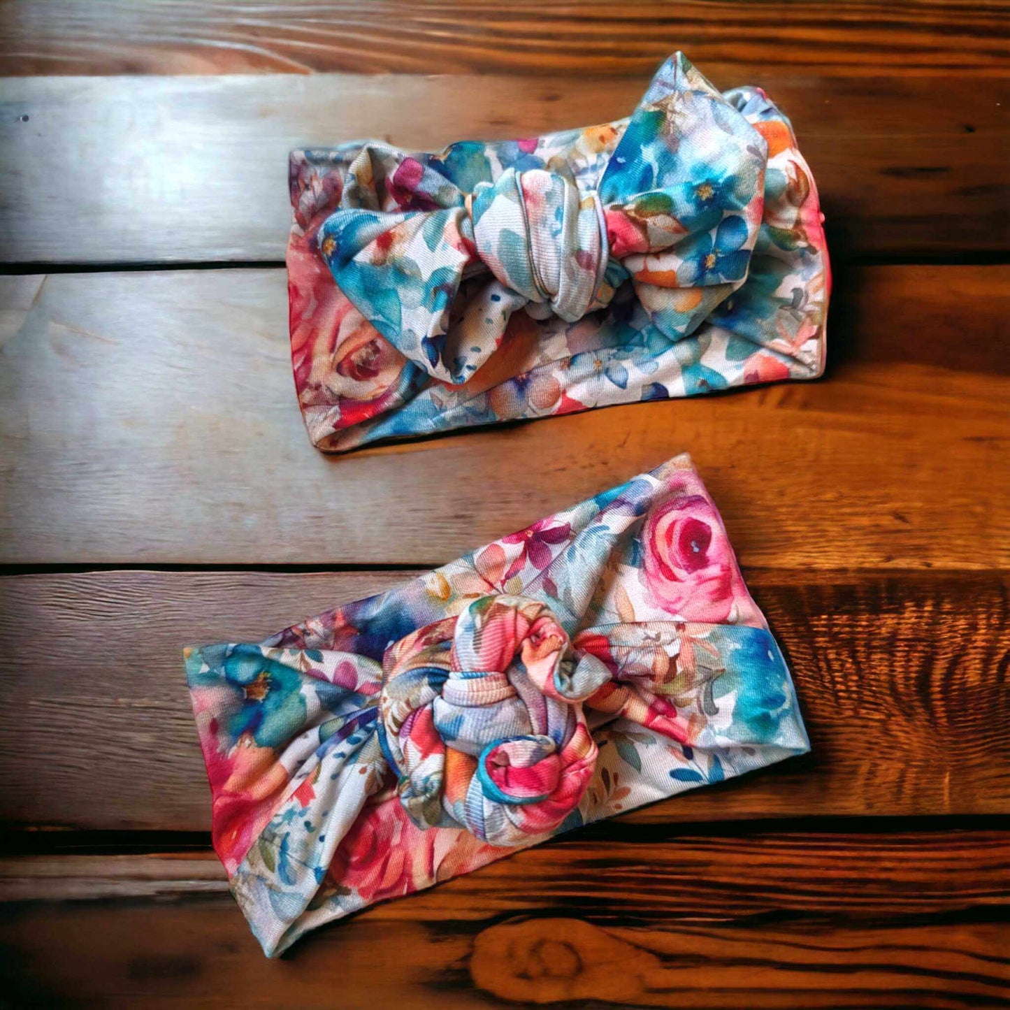 Seaside Blooms Topknot Headband Accessories Headband 10 WrenIvyCo