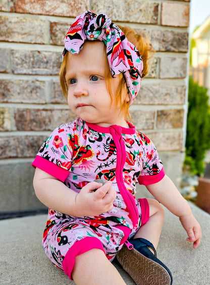 Pretty in INK Bamboo Shortie Romper