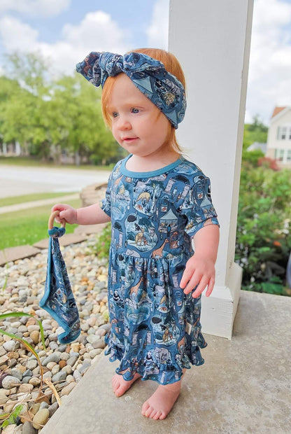 Going to the Zoo Bamboo Twirl Dress