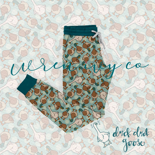 Duck...duck...Goose! Bamboo Mama Joggers