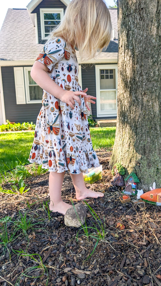Bugs and Kisses Bamboo Twirl Dress